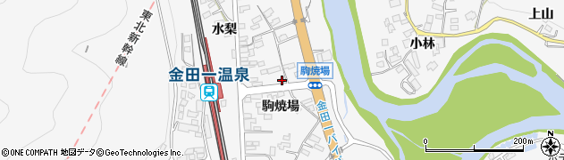 岩手県二戸市金田一駒焼場41周辺の地図