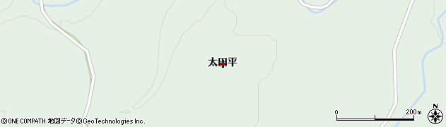 青森県田子町（三戸郡）相米（太田平）周辺の地図