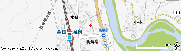 岩手県二戸市金田一駒焼場39周辺の地図