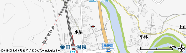 岩手県二戸市金田一駒焼場46周辺の地図