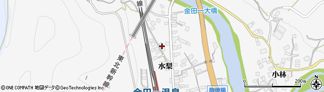 岩手県二戸市金田一駒焼場52周辺の地図