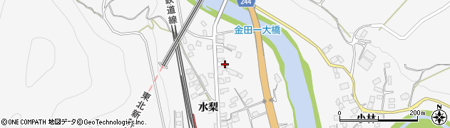 岩手県二戸市金田一駒焼場71周辺の地図