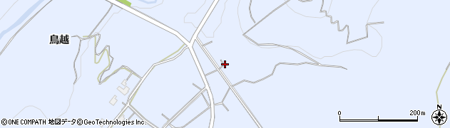 秋田県鹿角郡小坂町上向高寺周辺の地図