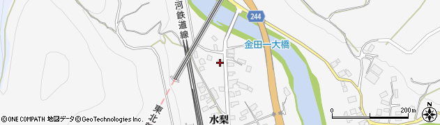 岩手県二戸市金田一駒焼場63-13周辺の地図