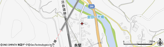 岩手県二戸市金田一駒焼場63周辺の地図
