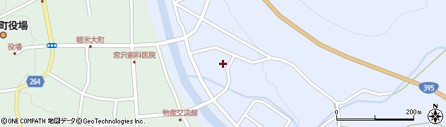 岩手県軽米町（九戸郡）上舘（第１８地割）周辺の地図
