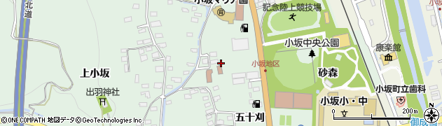 秋田県小坂町（鹿角郡）小坂（上前田）周辺の地図