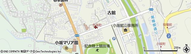 秋田県鹿角郡小坂町小坂鉱山古館21周辺の地図
