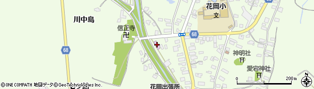 花岡平和記念館周辺の地図