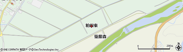 秋田県大館市粕田（粕田東）周辺の地図