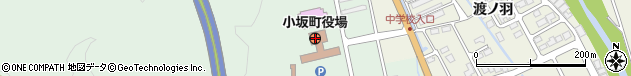 秋田県鹿角郡小坂町周辺の地図