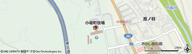 小坂町役場　総務課総務管財班企画周辺の地図
