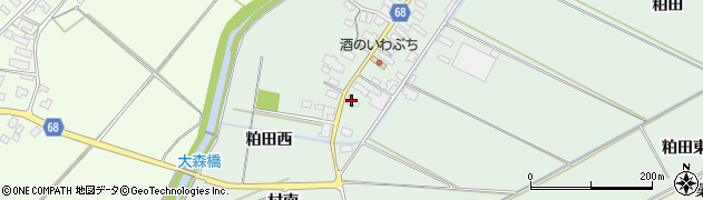 秋田県大館市粕田粕田429周辺の地図