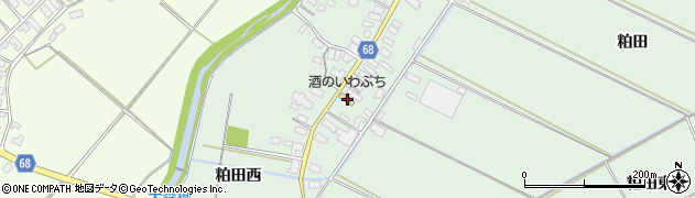 秋田県大館市粕田村南50周辺の地図