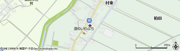 秋田県大館市粕田村南47周辺の地図