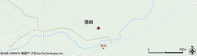 青森県三戸郡田子町相米落田向周辺の地図