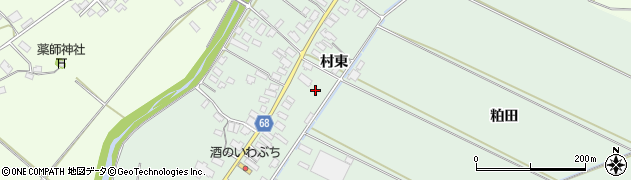 秋田県大館市粕田村南38周辺の地図