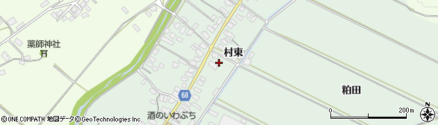 秋田県大館市粕田村南39周辺の地図
