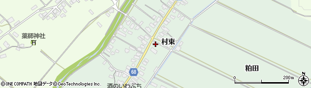秋田県大館市粕田村南40周辺の地図