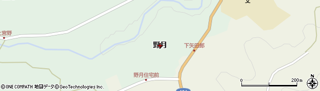 青森県田子町（三戸郡）相米（野月）周辺の地図