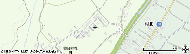 秋田県大館市花岡町（大森上岱）周辺の地図