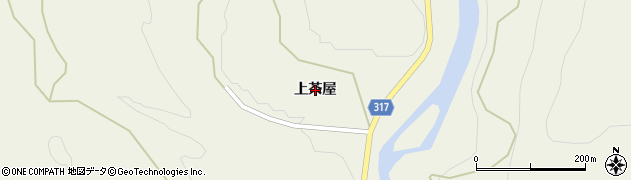 秋田県藤里町（山本郡）藤琴（上茶屋）周辺の地図