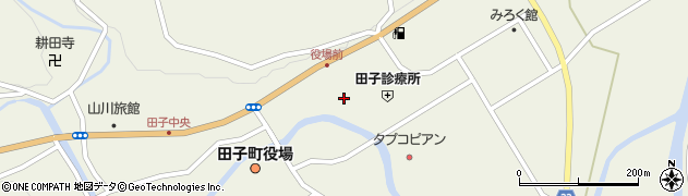 田子町役場　保健福祉支援センター・せせらぎの郷周辺の地図