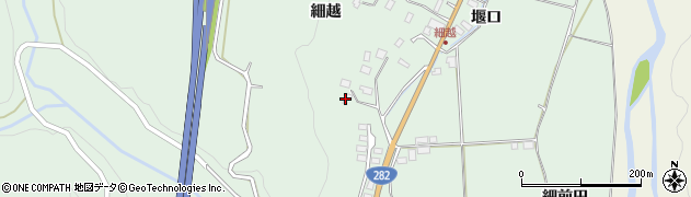 秋田県鹿角郡小坂町小坂細越27周辺の地図