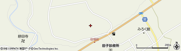 青森県三戸郡田子町田子田子上ノ平3周辺の地図