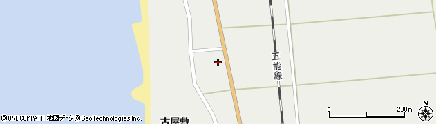 秋田県山本郡八峰町八森下家後周辺の地図