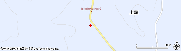 岩手県軽米町（九戸郡）上舘（第６０地割）周辺の地図