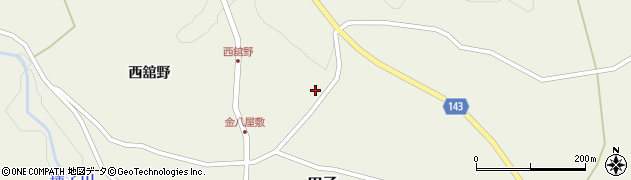 青森県三戸郡田子町田子西舘野48周辺の地図