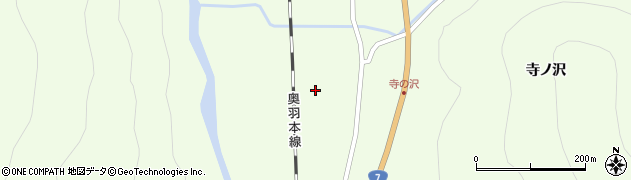 秋田県大館市白沢寺ノ沢332周辺の地図