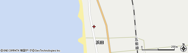 秋田県山本郡八峰町八森浜田149周辺の地図