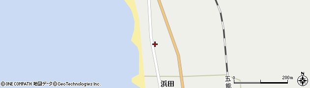 秋田県山本郡八峰町八森浜田144周辺の地図