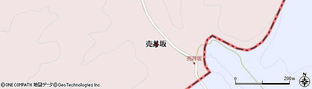 青森県八戸市南郷大字島守（売井坂）周辺の地図