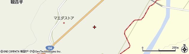 青森県田子町（三戸郡）田子（下田子下モ平）周辺の地図
