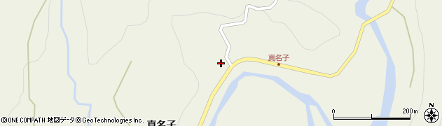 秋田県藤里町（山本郡）藤琴（分作）周辺の地図