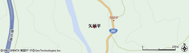 秋田県小坂町（鹿角郡）小坂（矢柄平）周辺の地図