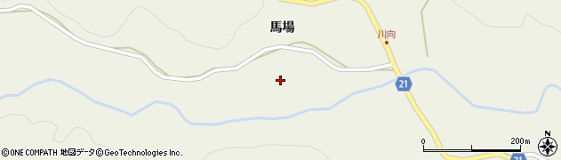 青森県田子町（三戸郡）田子（馬場前田）周辺の地図