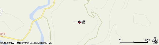 秋田県藤里町（山本郡）藤琴（一の坂）周辺の地図
