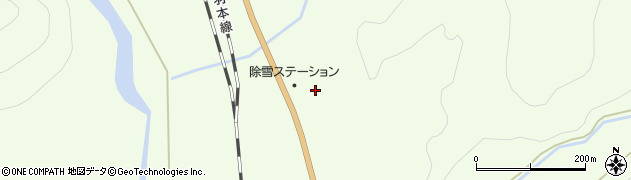 秋田県大館市白沢寺ノ沢173周辺の地図