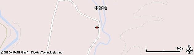 秋田県大館市早口中谷地57周辺の地図
