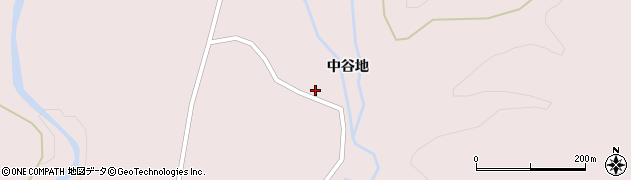 秋田県大館市早口中谷地61周辺の地図