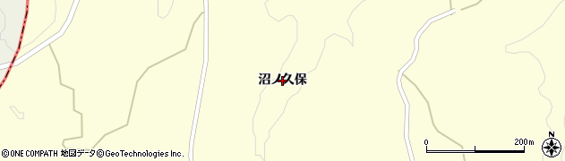 青森県三戸町（三戸郡）斗内（沼ノ久保）周辺の地図