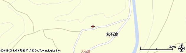 秋田県大館市岩瀬稲荷岱周辺の地図