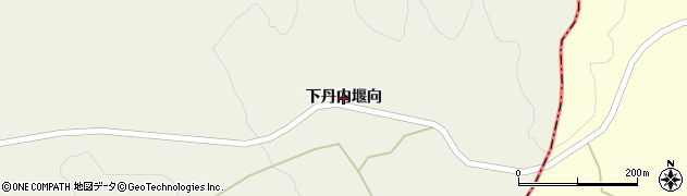 青森県田子町（三戸郡）田子（下丹内堰向）周辺の地図