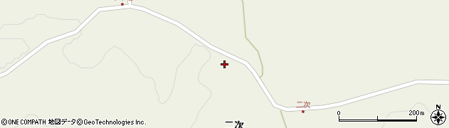 青森県三戸郡田子町田子二次34周辺の地図
