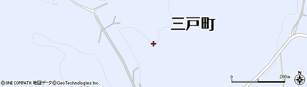 青森県三戸町（三戸郡）梅内（新左エ門久保）周辺の地図