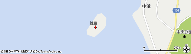 秋田県八峰町（山本郡）八森（雄嶋）周辺の地図